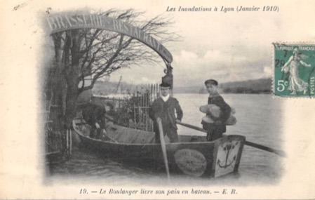 Lyon, les inondations de 1910
