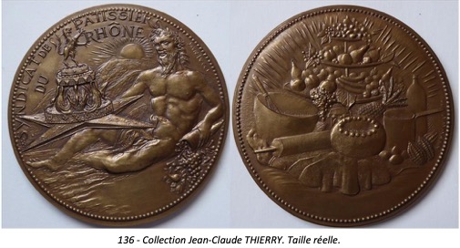 Médaille du Syndicat des Pâtissiers du Rhône