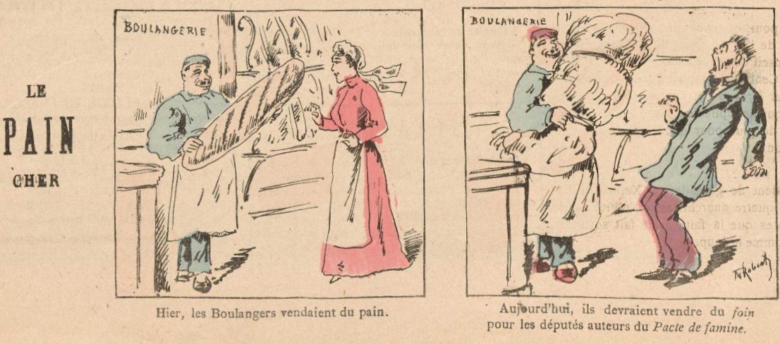 LE PAIN CHER EN 1892