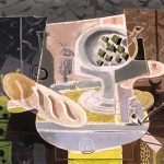 Tableau de Georges Braque 1937, nature morte avec pain 1937