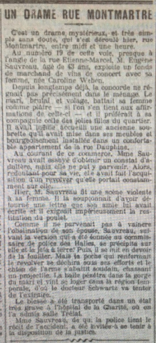 F:\Archives biographiques\SAUVREAU Rene Parisien la Gloire du TDF\le journal 15 janvier 1908.jpeg